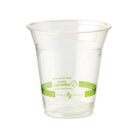 World Centric Clear Cold Cups, 12 oz, Clear, PK1000 CPCS12